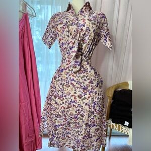 Thakoon pale peach tie front dress NWT